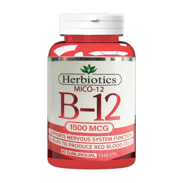Herbiotics Mico-12 (Vitamin B12), 60 Ct