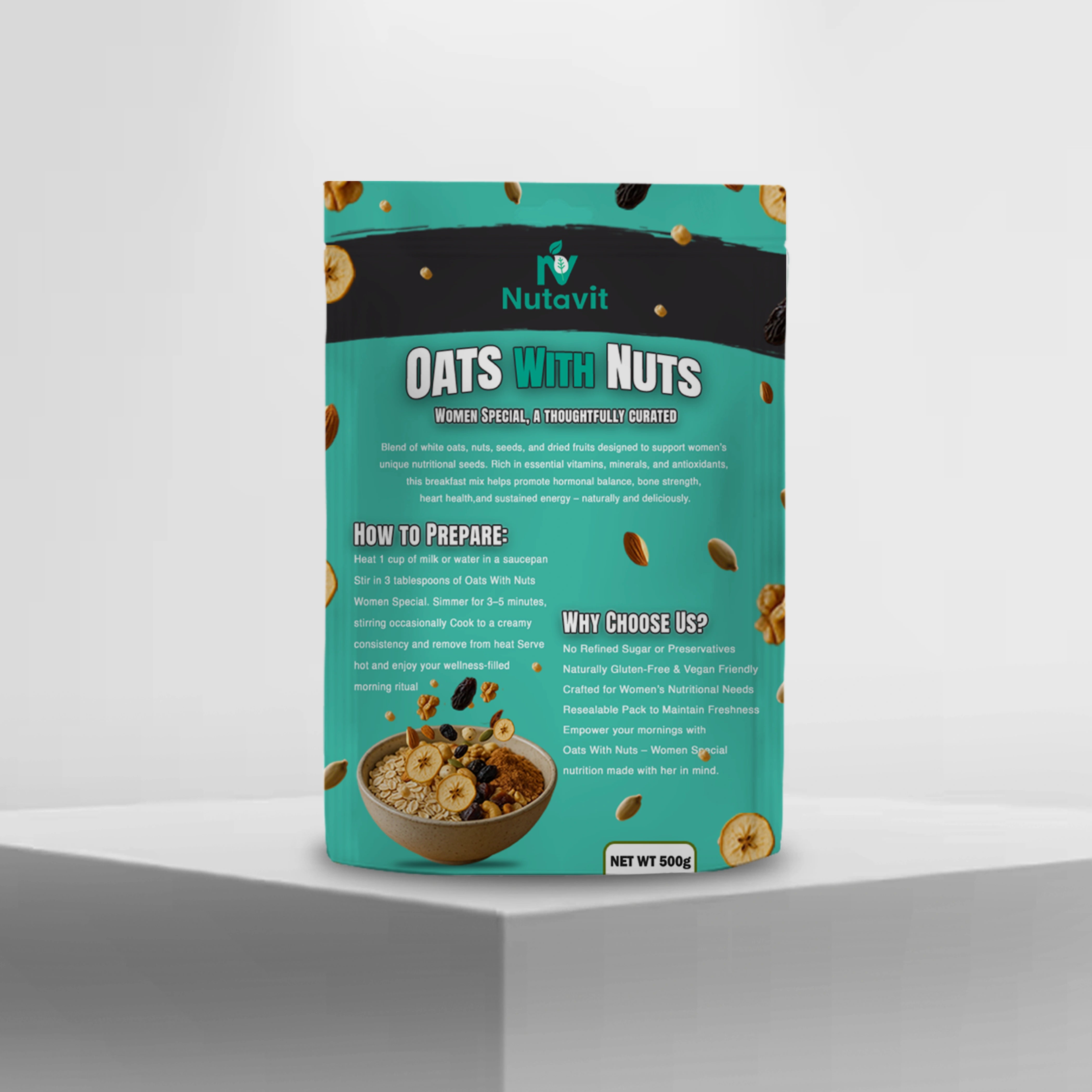Oats With Nuts Women