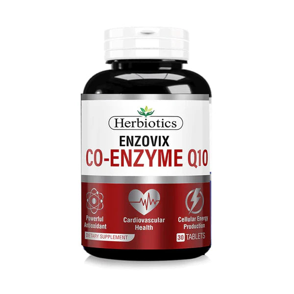 Herbiotics Enzovix (Co-Enzyme Q10), 30 Ct
