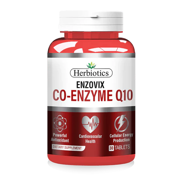 Herbiotics Enzovix (Co-Enzyme Q10), 30 Ct