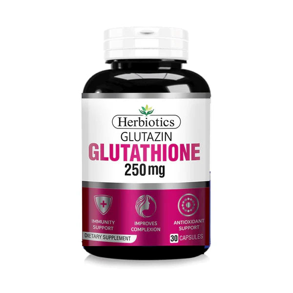 Herbiotics Glutazin (Glutathione) 250mg, 30 Ct