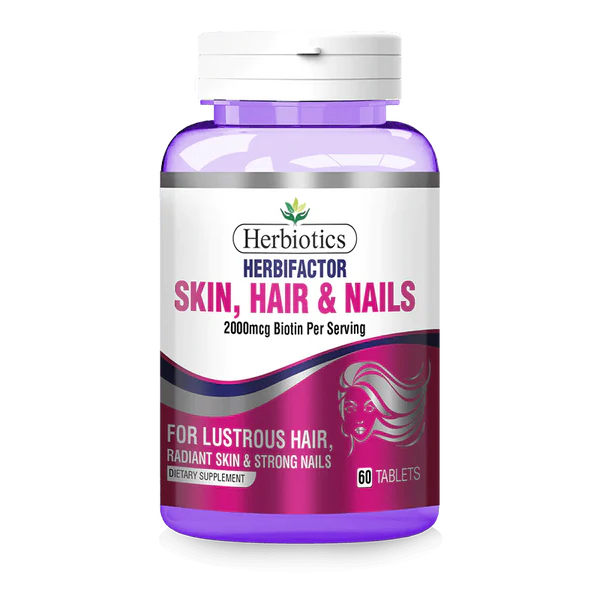 Herbiotics Herbifactor Hair, Skin & Nails, 60 Ct