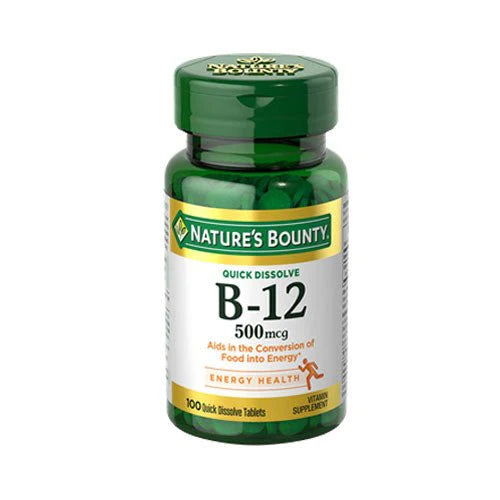 Nature's Bounty B12 500mcg