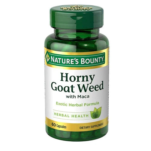 Nature’s Bounty Horny Goat Weed with Maca, 60 Ct