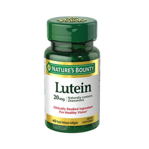 Nature's Bounty Lutein 20mg, 40 Ct