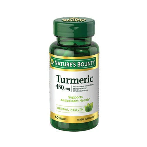 Nature's Bounty Turmeric 450mg, 60 Ct